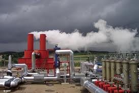 Usine de production de géothermie